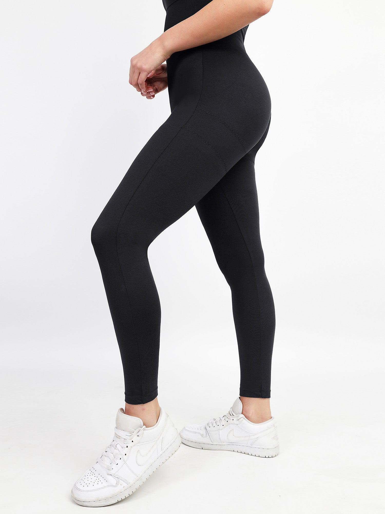 Shapewear Square Neck Slimming Workout Jumpsuit
