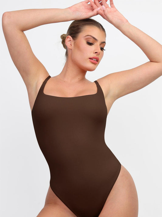 Shapewear Soft High-Cut Shapewear Thong Bodysuit