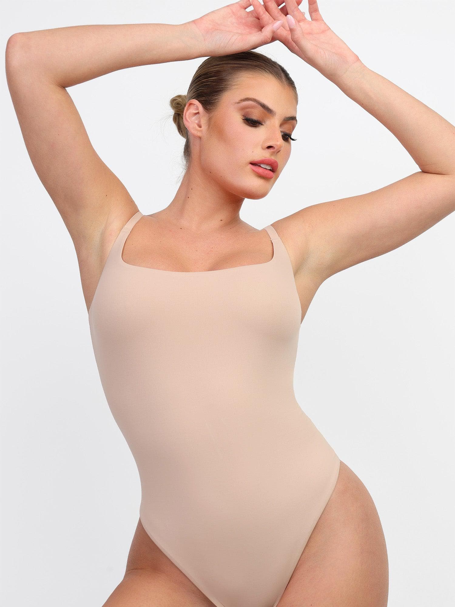 Shapewear High-Cut Thong Sculpting Bodysuit