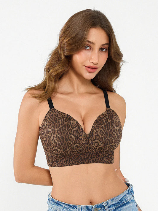 ContourLift™ Seamless Wireless Leopard Shaping Push Up Bra