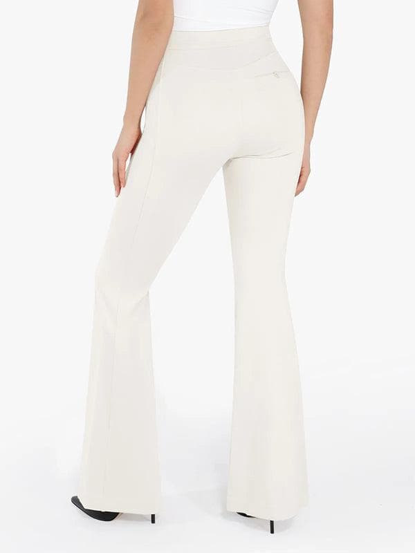 Day To Night Set Square Neck Tank Bodysuit Built-in Shapewear Pants