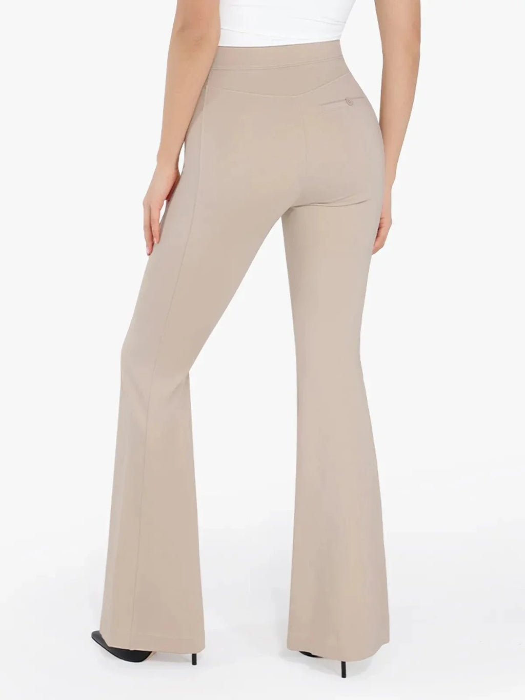 Day To Night Set Square Neck Tank Bodysuit Built-in Shapewear Pants