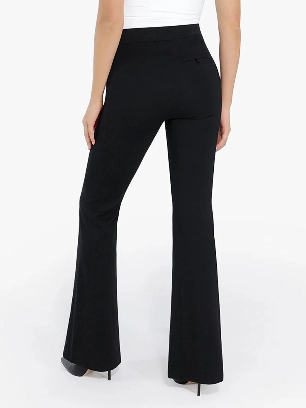 Day To Night Set Square Neck Tank Bodysuit Built-in Shapewear Pants