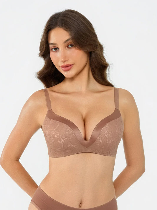 Lace Full Coverage Comfort Sculpting Plunge Bra