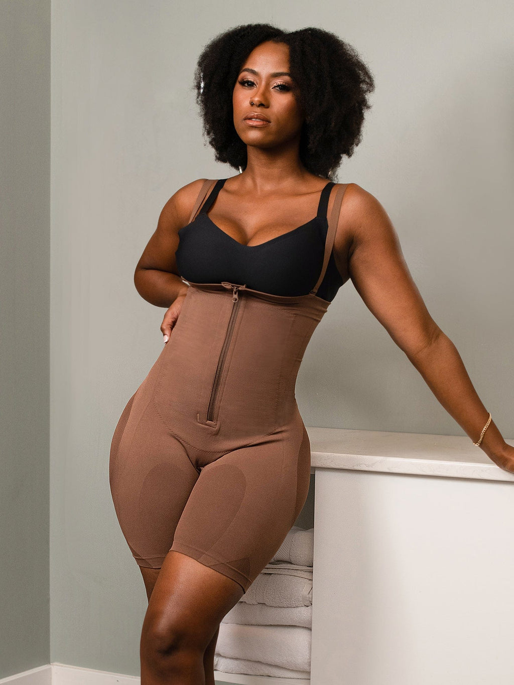 Shapewear Mesh Tummy Control Butt Lifter Bodysuit