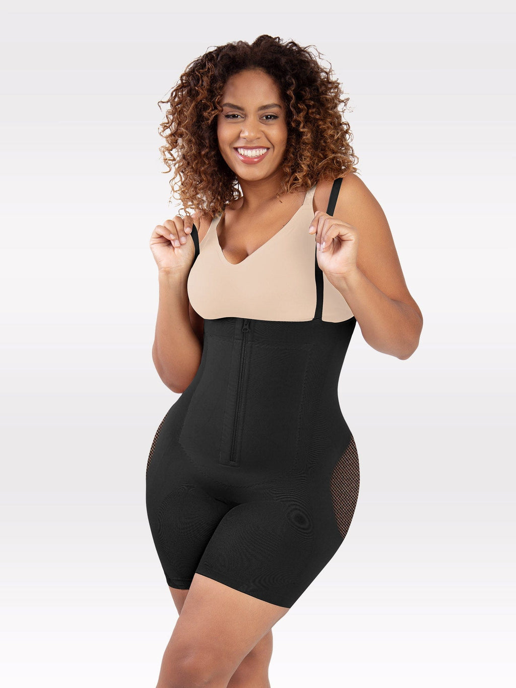 Shapewear Mesh Tummy Control Butt Lifter Bodysuit