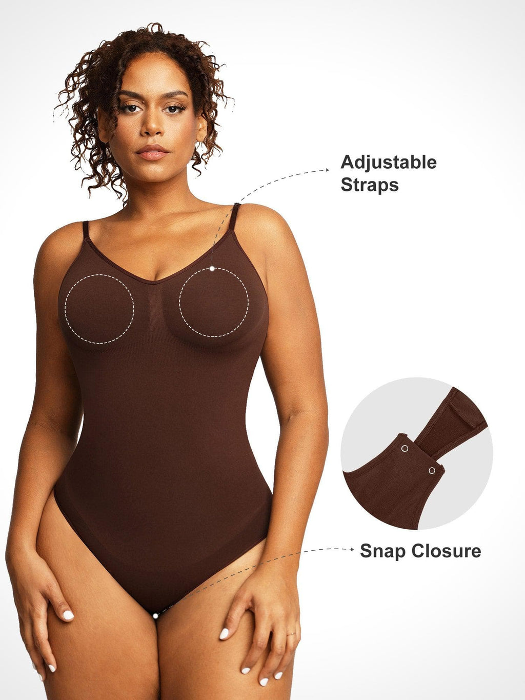 Shapewear Low Back Seamless Tummy Control Thong Bodysuit