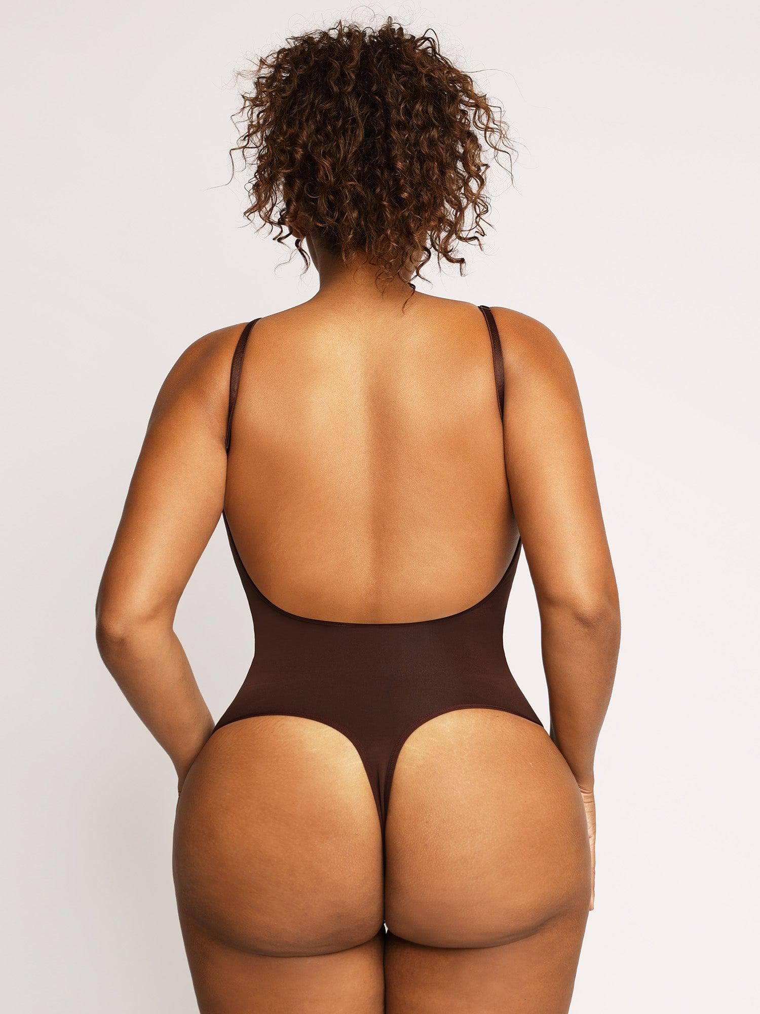 Shapewear Low Back Seamless Tummy Control Thong Bodysuit