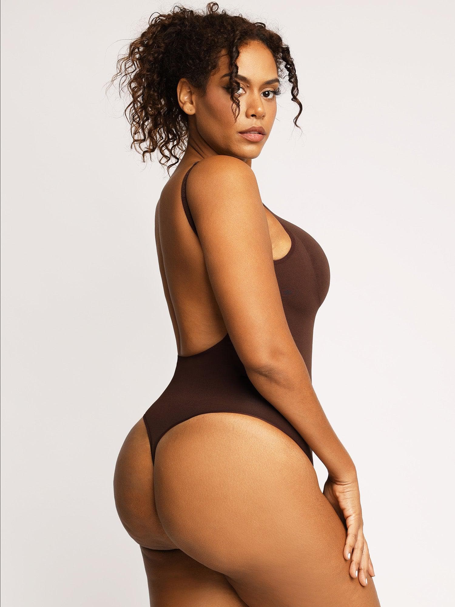Shapewear Low Back Seamless Tummy Control Thong Bodysuit