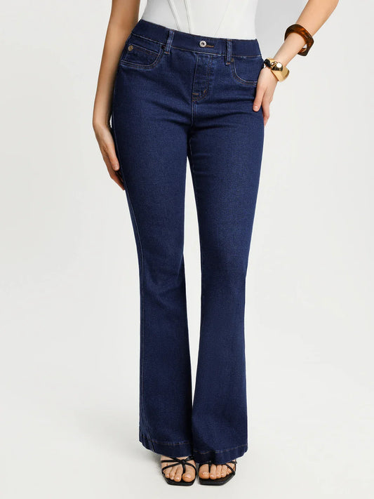 Sculpting High-Rise Stretch Flare Jeans