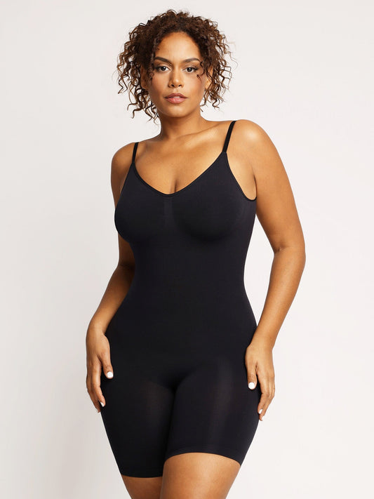 Shapewear Sculpting Low Back Mid-Thigh Bodysuit