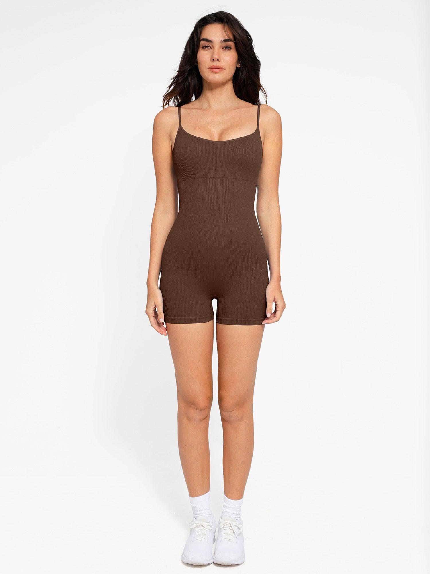 The Shapewear Romper Seamless Ribbed Tank For Insiders