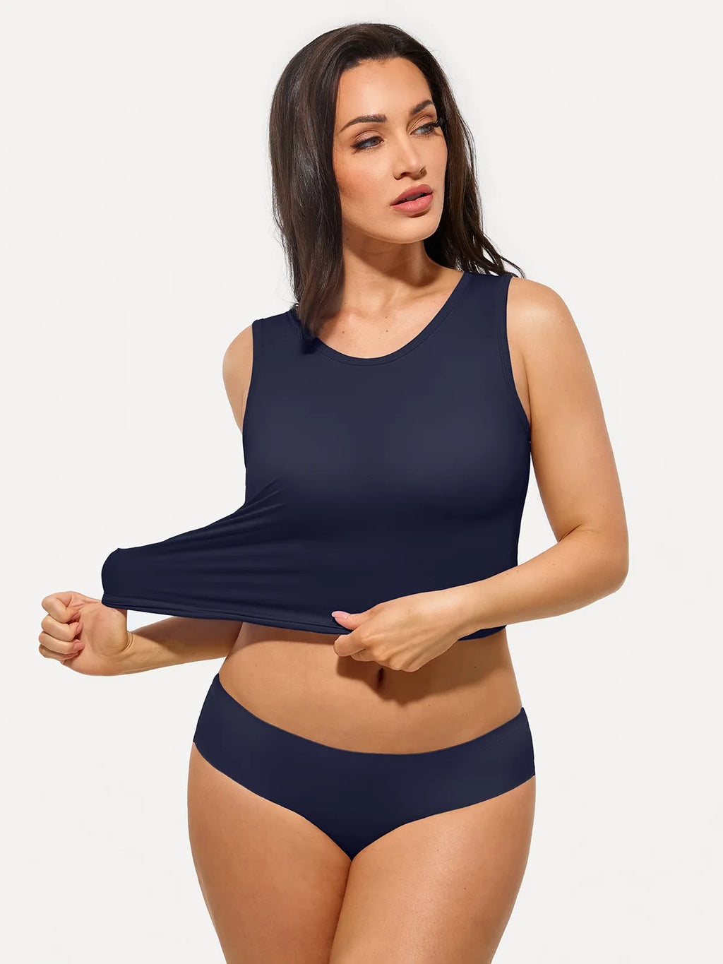 Seamless Built-in Bra All-in-One Shapewear Tank