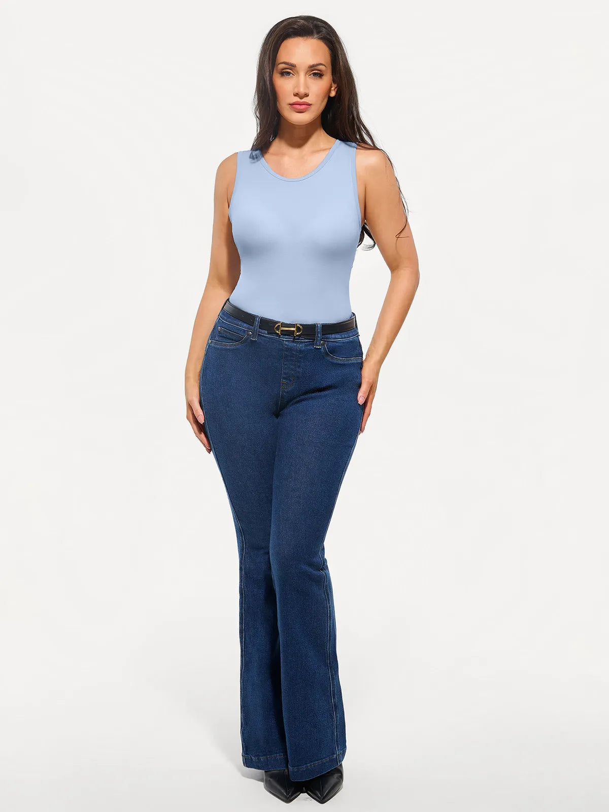 Seamless Built-in Bra All-in-One Shapewear Tank