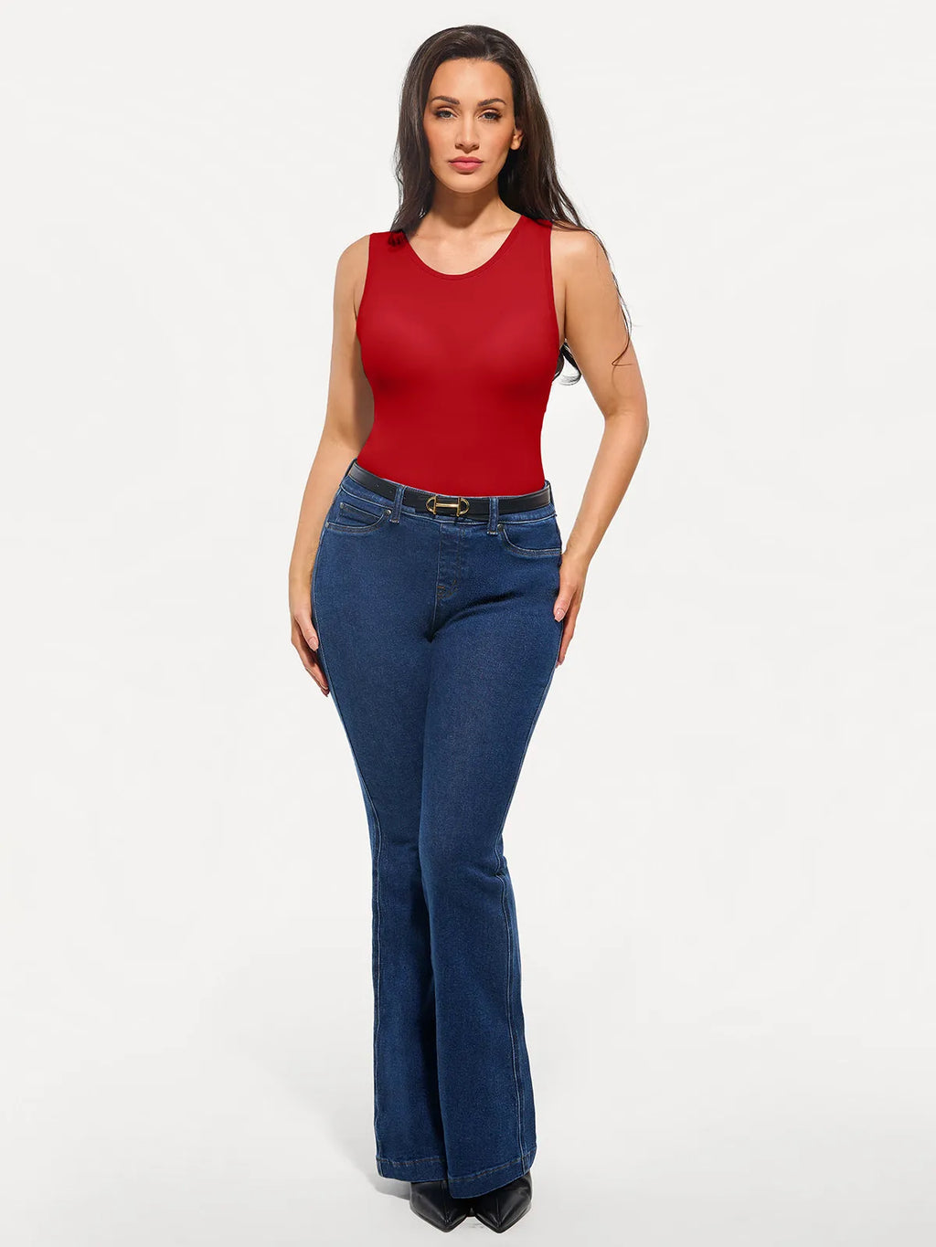 Seamless Built-in Bra All-in-One Shapewear Tank