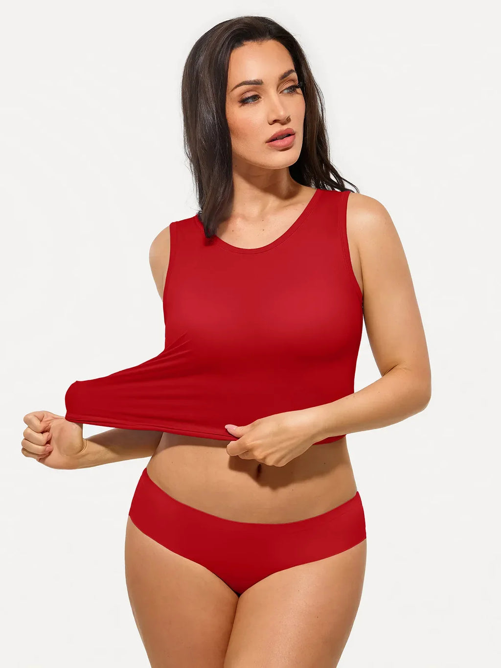 Seamless Built-in Bra All-in-One Shapewear Tank