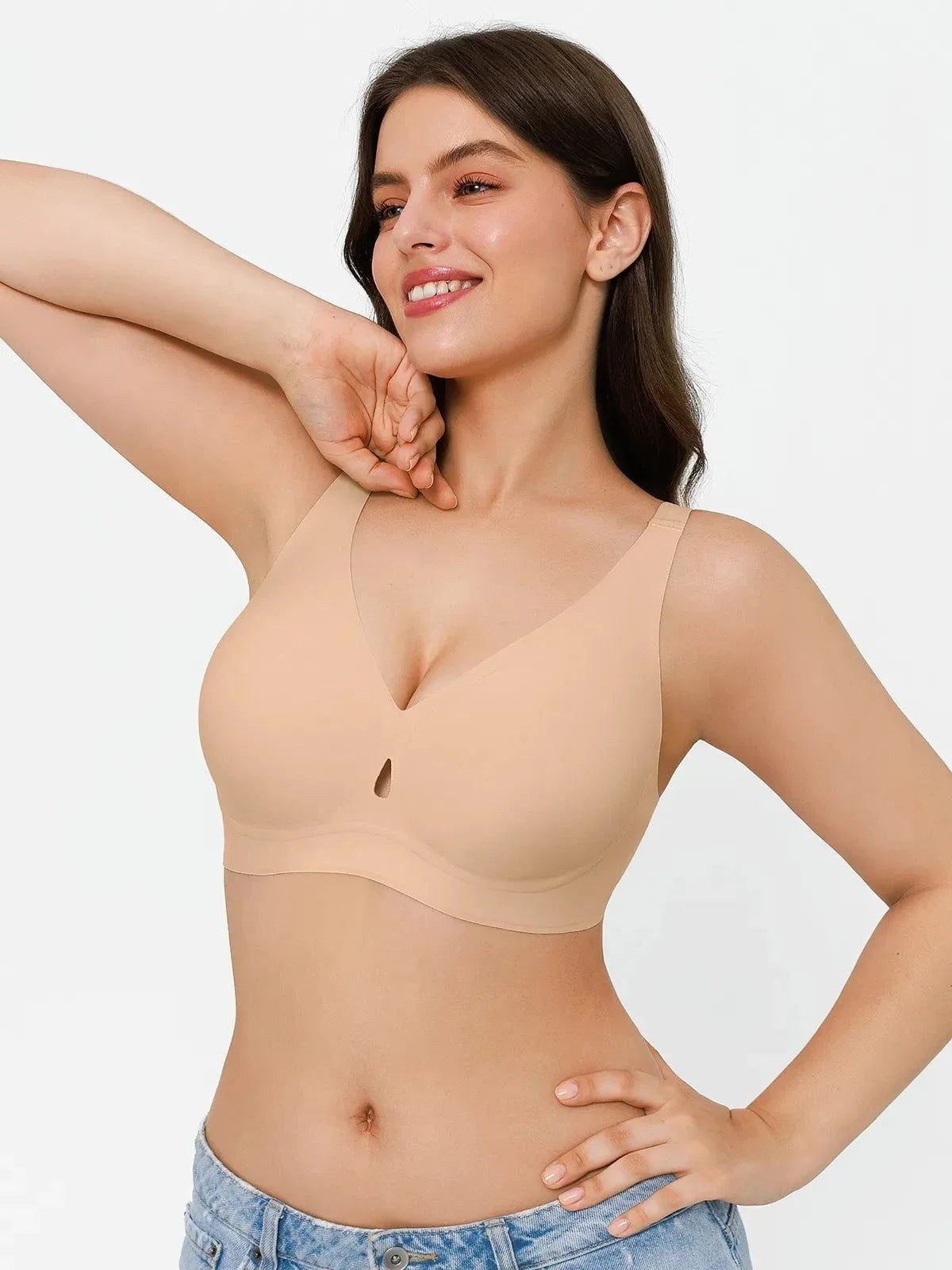 Seamless Wireless Jelly Contour Support Bra
