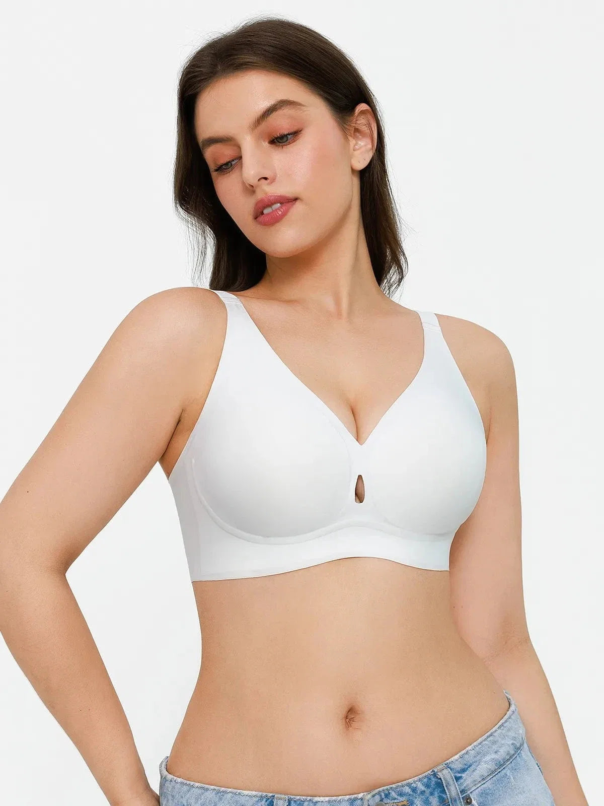 Seamless Wireless Jelly Contour Support Bra