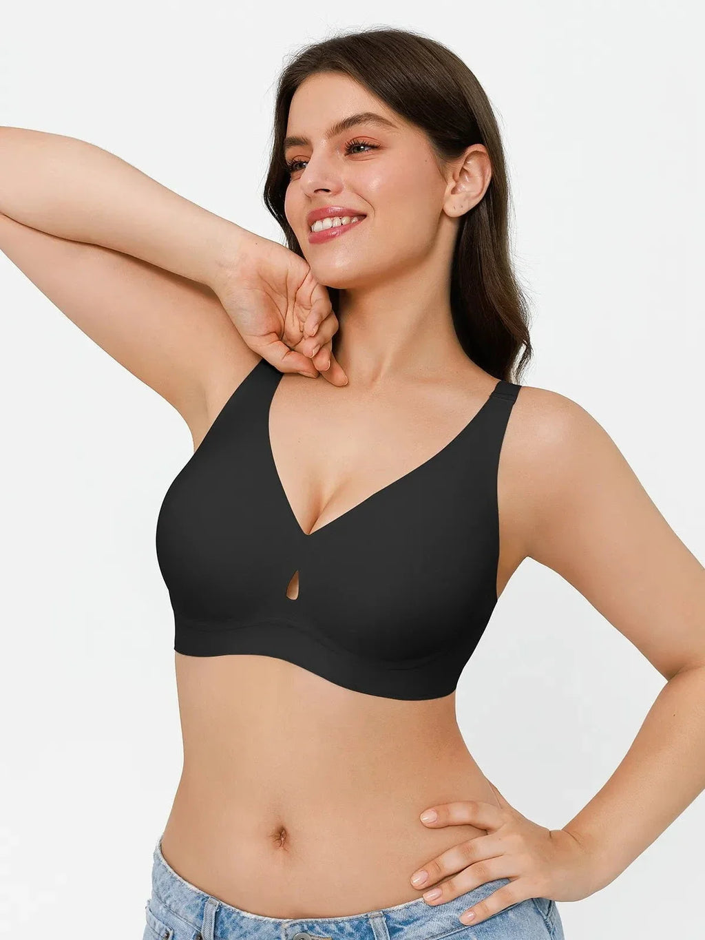 Seamless Wireless Jelly Contour Support Bra