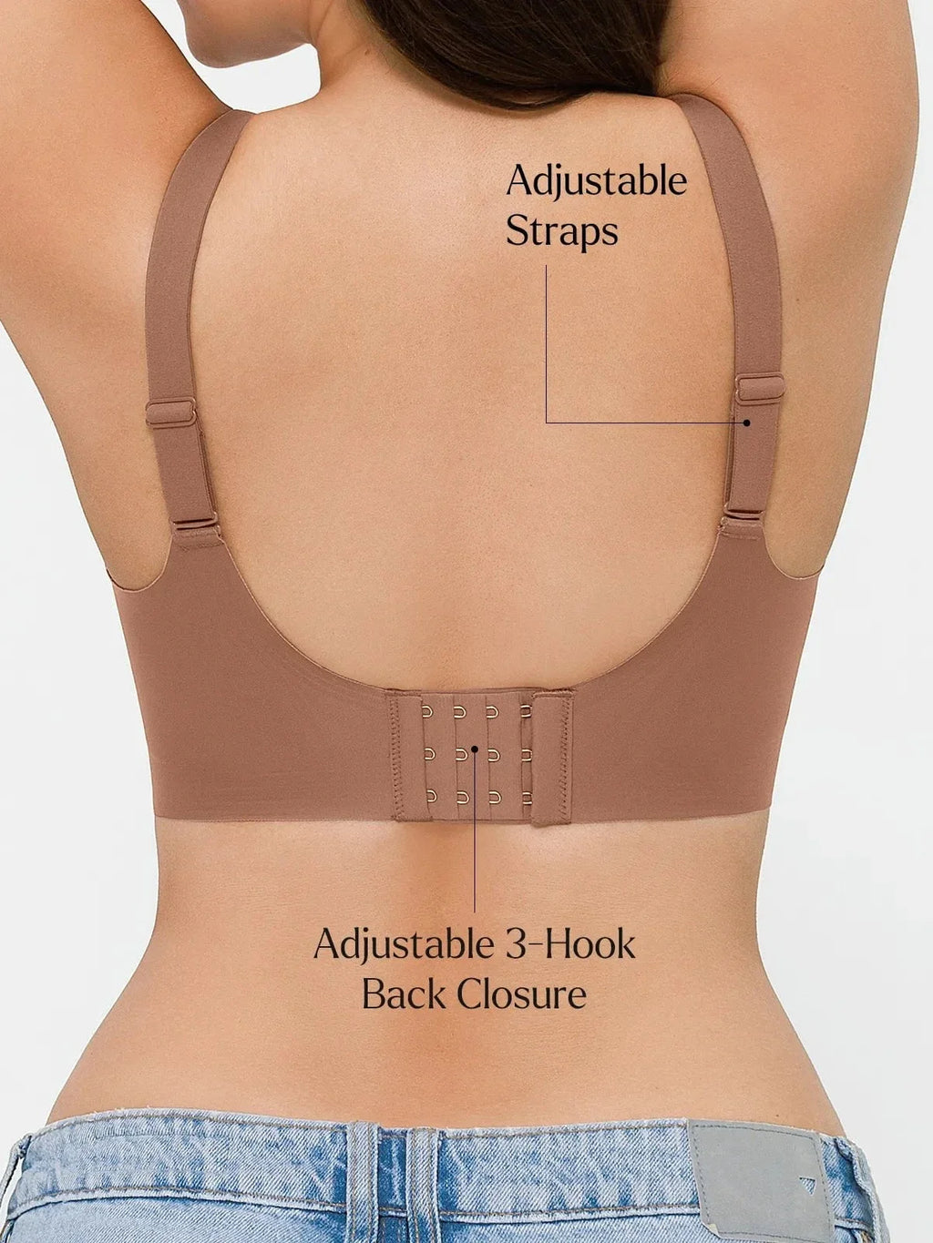 Seamless Wireless Jelly Contour Support Bra