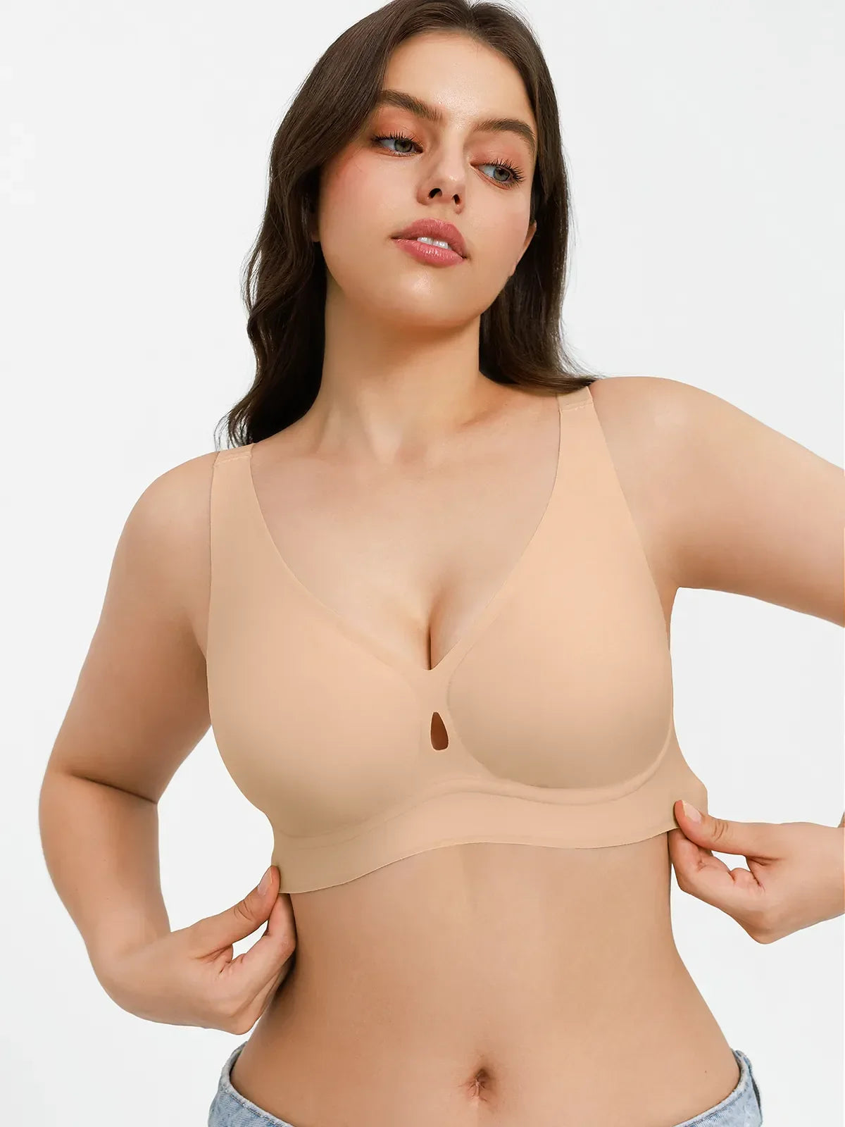Seamless Wireless Jelly Contour Support Bra