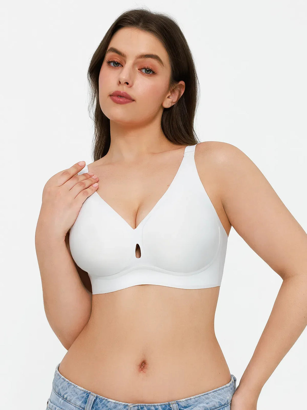 Seamless Wireless Jelly Contour Support Bra