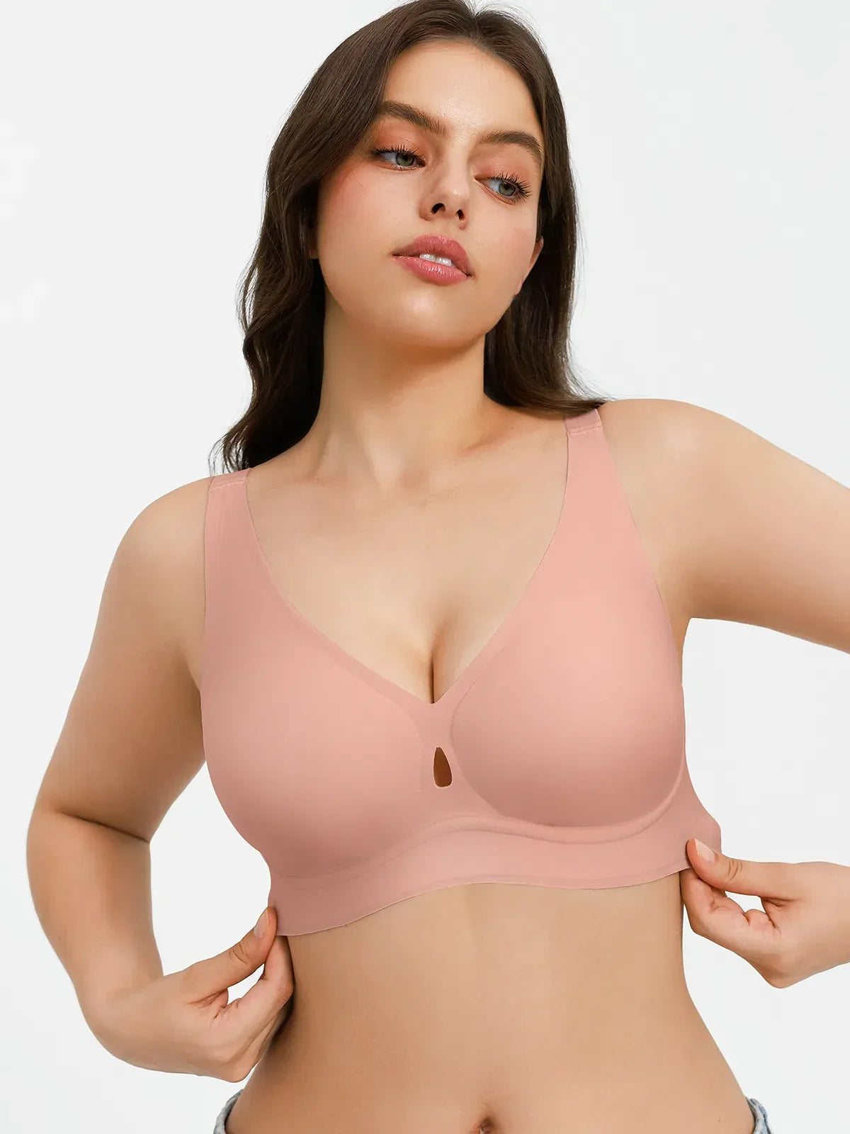 Seamless Wireless Jelly Contour Support Bra