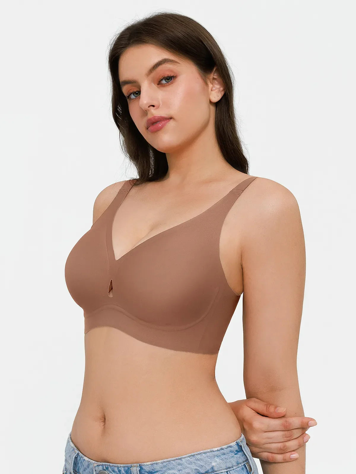 Seamless Wireless Jelly Contour Support Bra