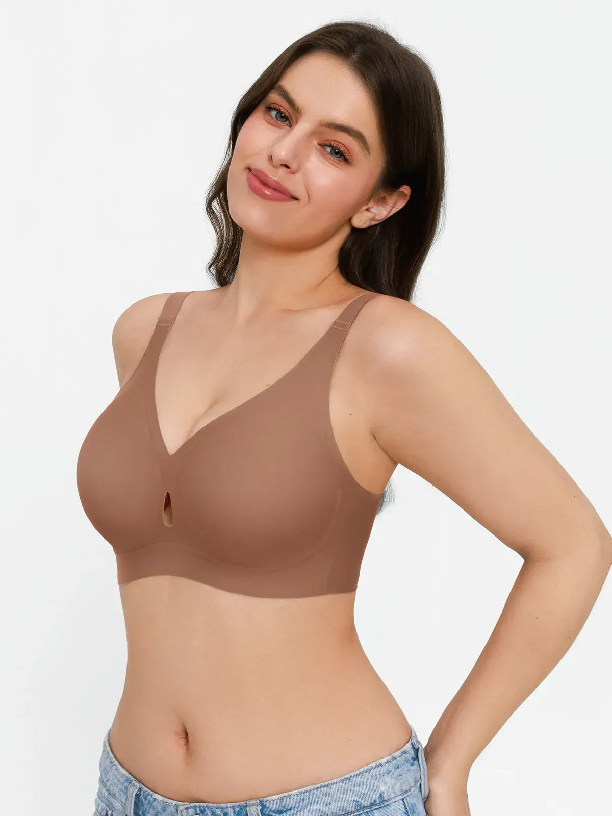 Seamless Wireless Jelly Contour Support Bra