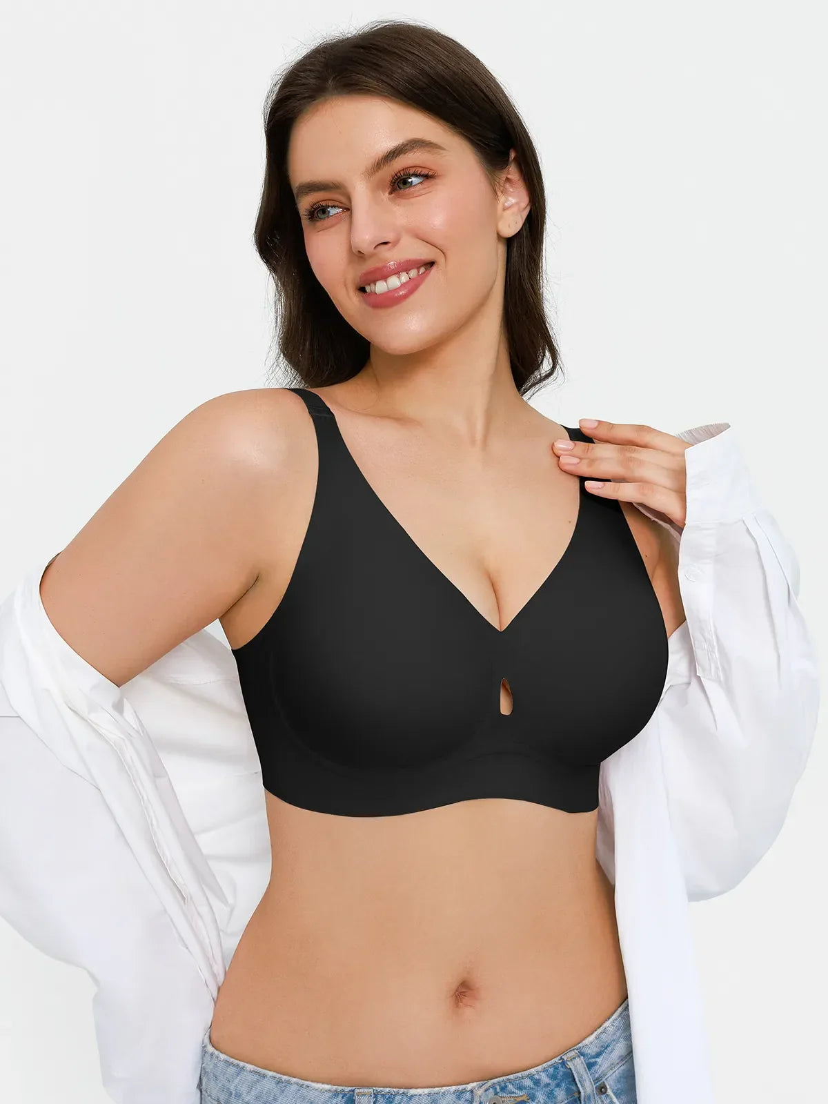 Seamless Wireless Jelly Contour Support Bra