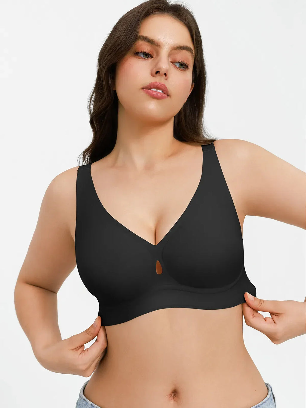 Seamless Wireless Jelly Contour Support Bra