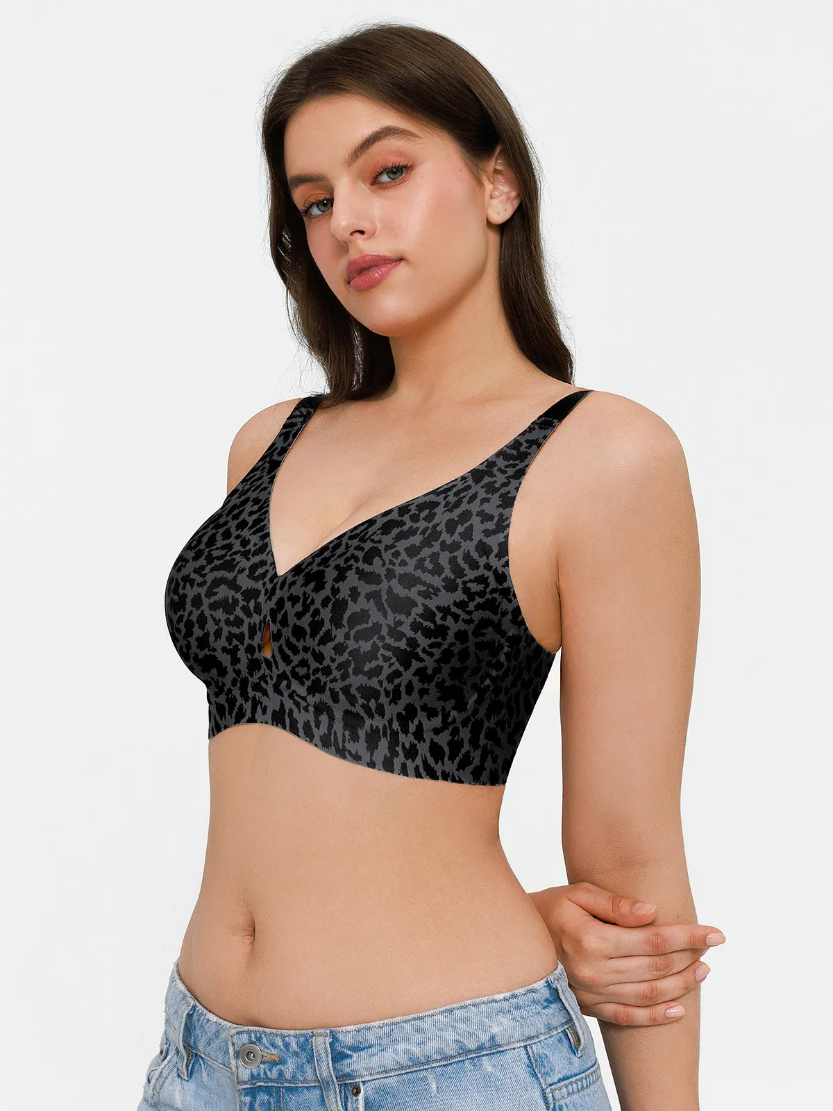 Seamless Wireless Jelly Contour Support Bra