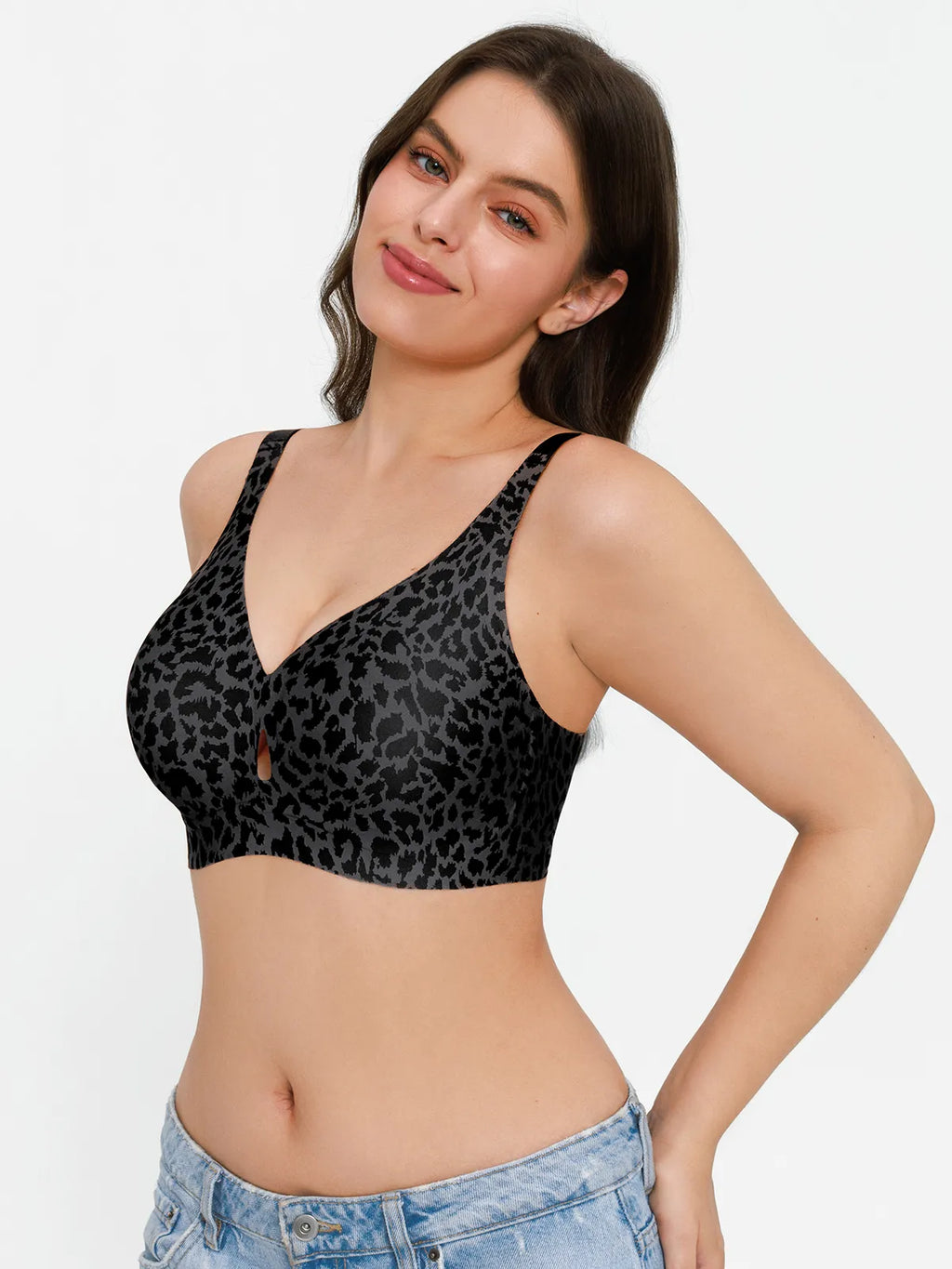 Seamless Wireless Jelly Contour Support Bra