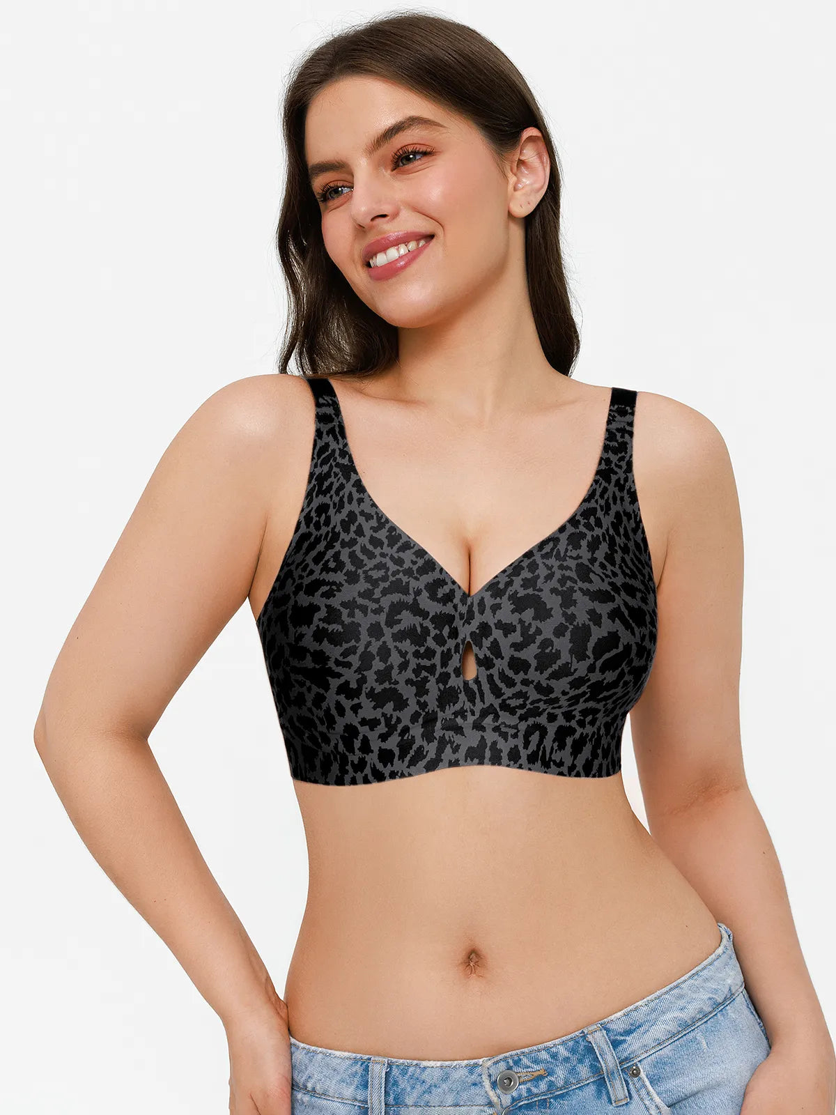 Seamless Wireless Jelly Contour Support Bra