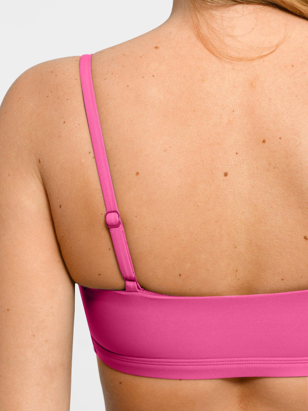 Shapewear Bust-Enhancing Draped High Waist Bikini Top