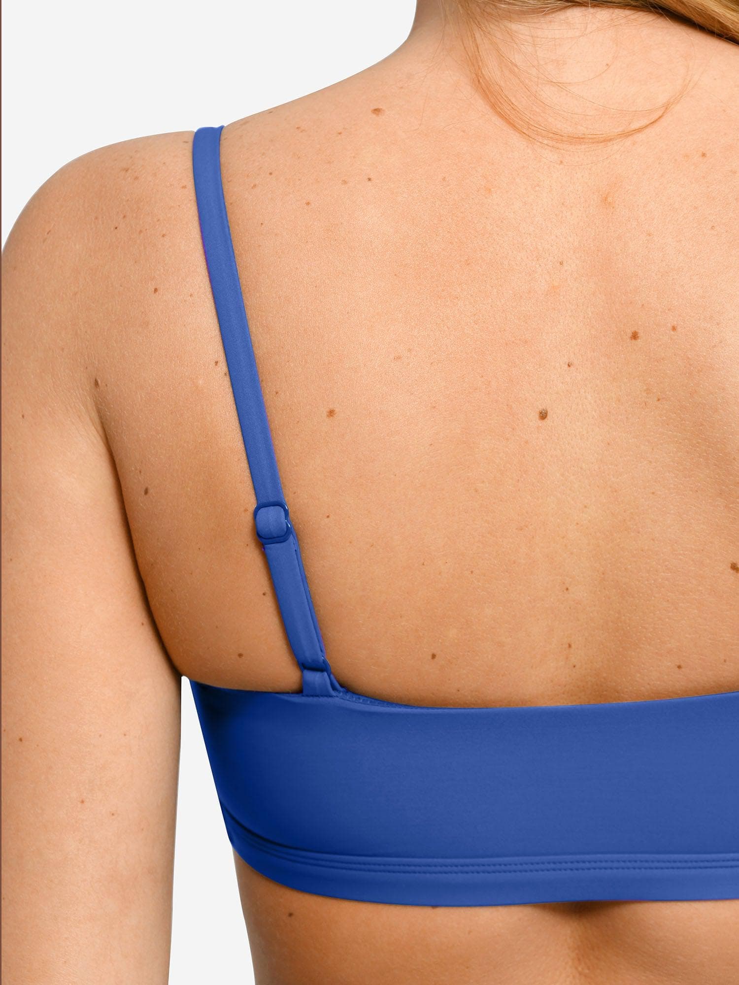 Shapewear Bust-Enhancing Draped High Waist Bikini Top