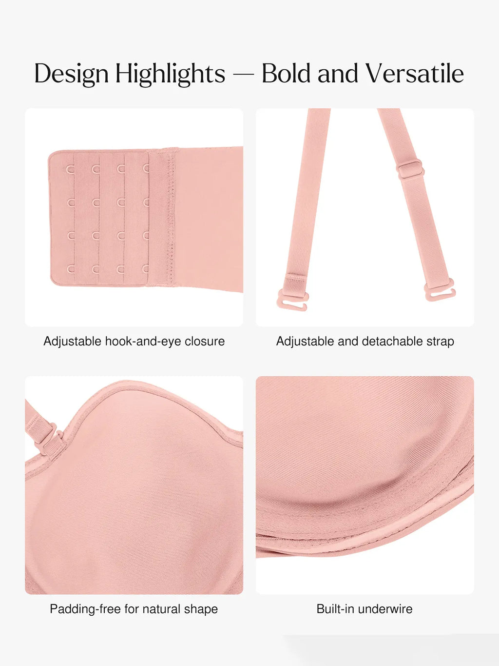 Shapewear Strapless Everyday Push-Up Bra
