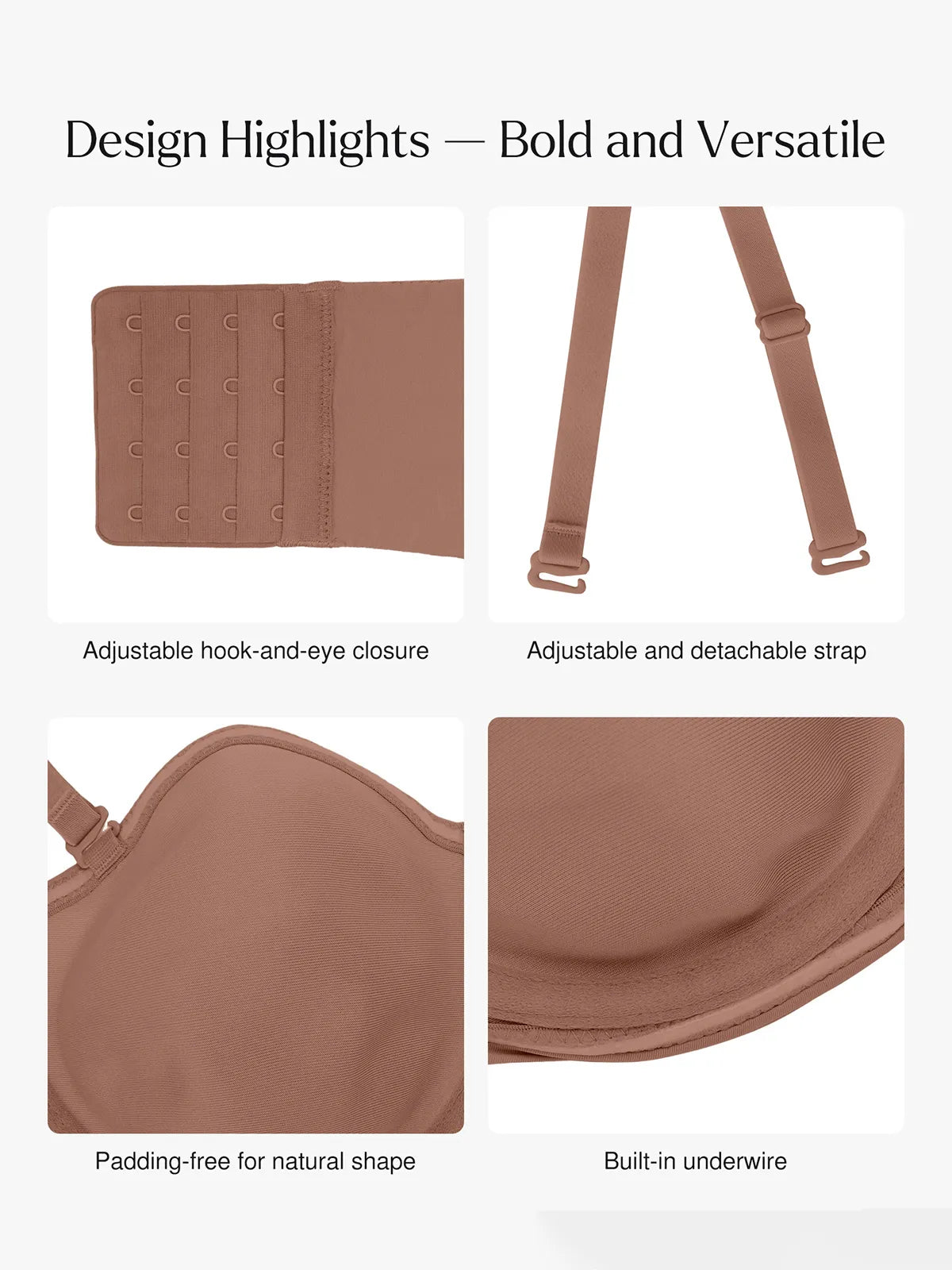 Shapewear Strapless Everyday Push-Up Bra