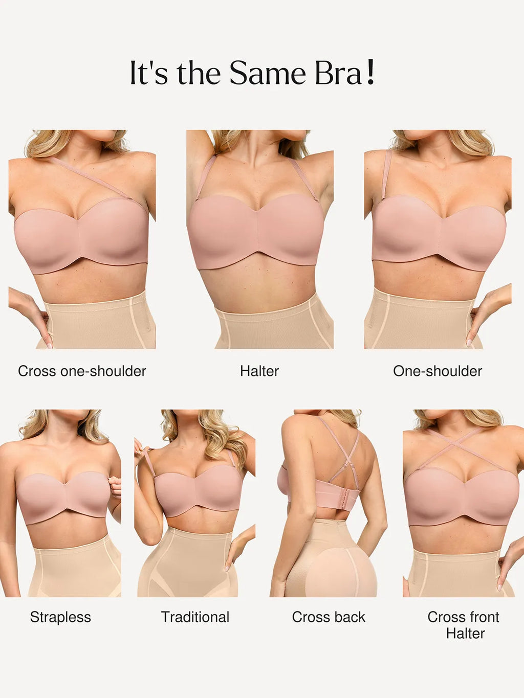 Shapewear Strapless Everyday Push-Up Bra