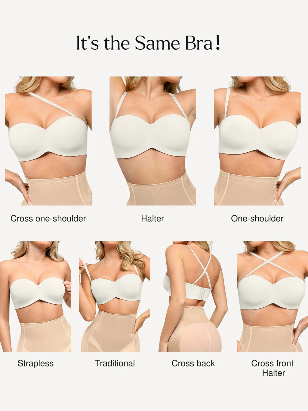 Shapewear Strapless Everyday Push-Up Bra
