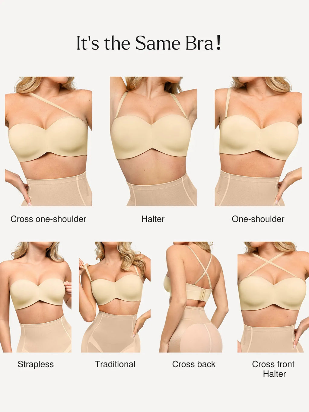 Shapewear Strapless Everyday Push-Up Bra