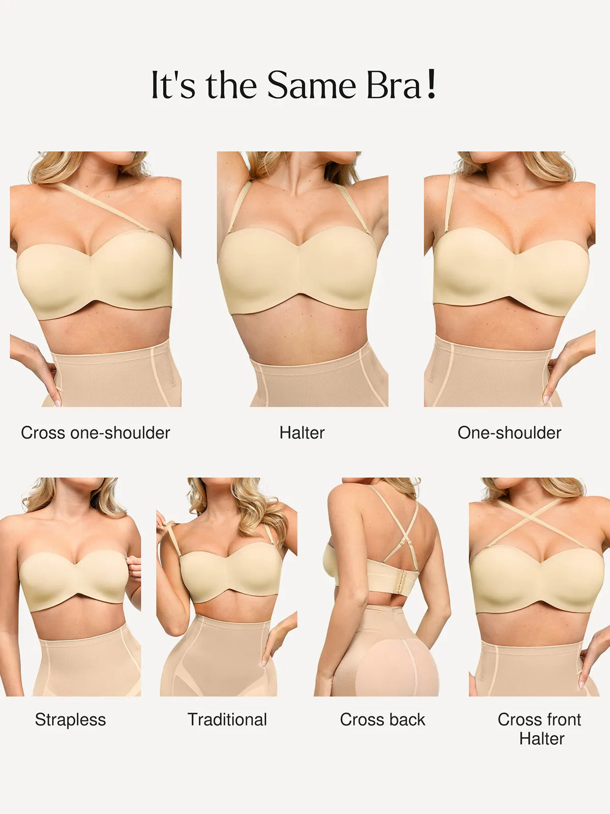 Shapewear Strapless Everyday Push-Up Bra