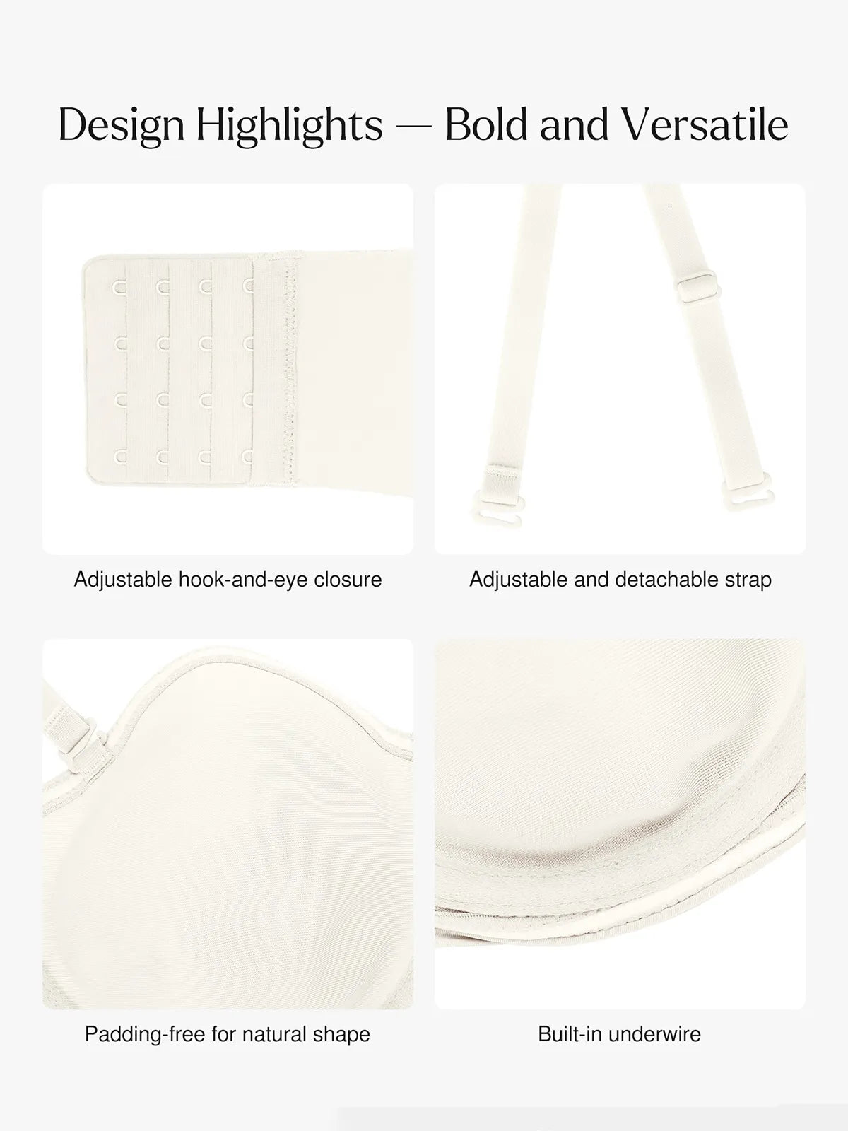 Shapewear Strapless Everyday Push-Up Bra