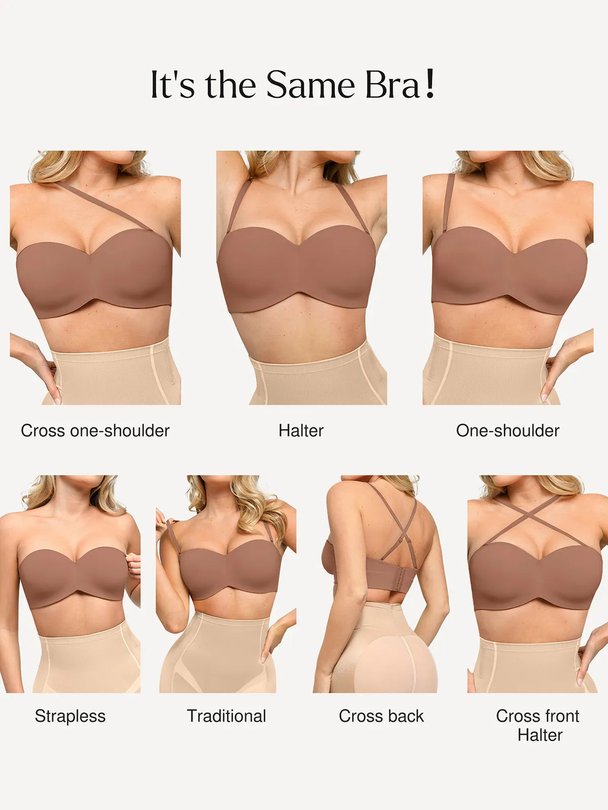 Shapewear Strapless Everyday Push-Up Bra