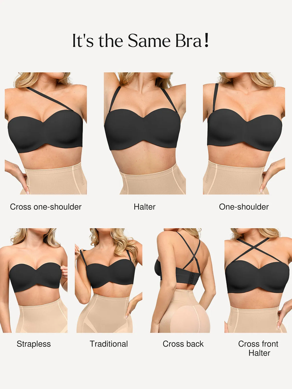 Shapewear Strapless Everyday Push-Up Bra