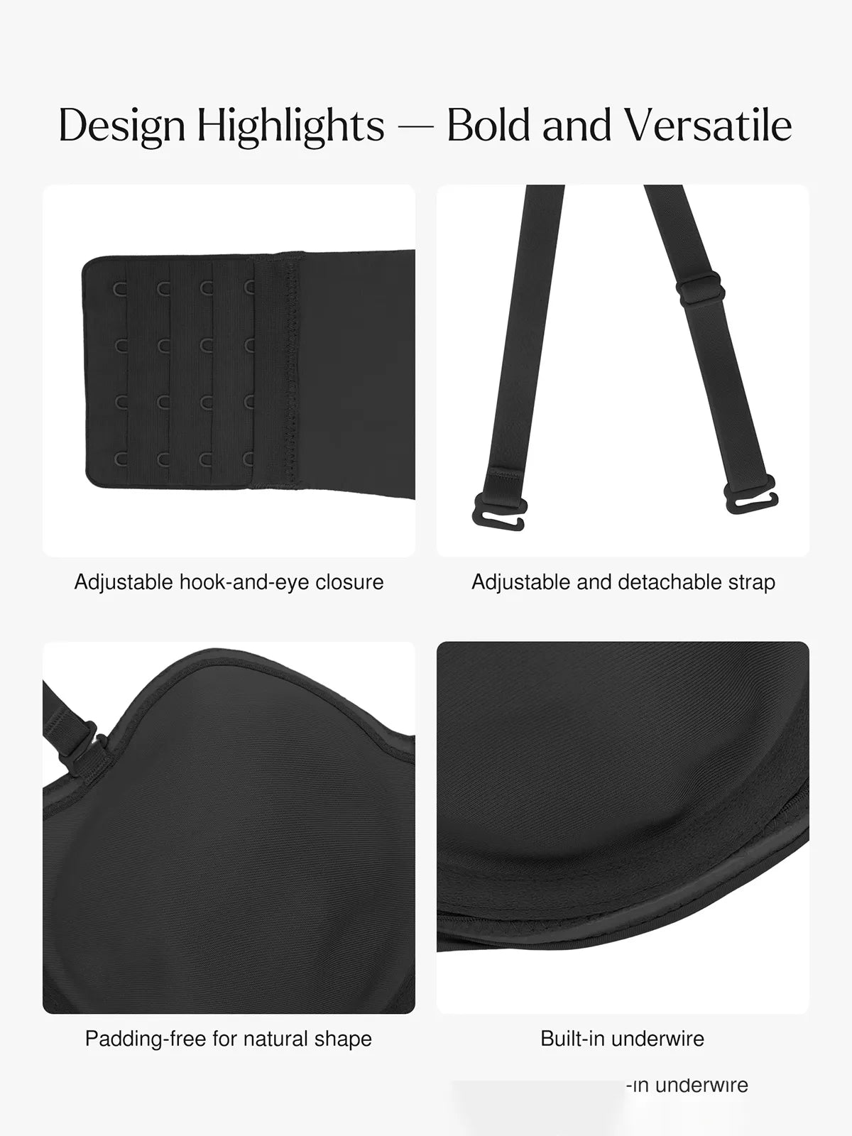 Shapewear Strapless Everyday Push-Up Bra