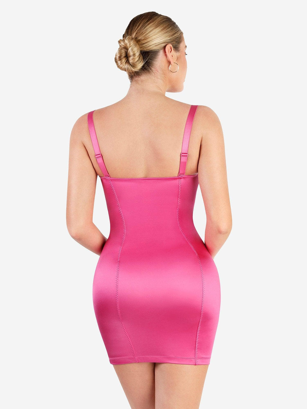 Shapewear Satin Bustier Scuplting Mini Dress