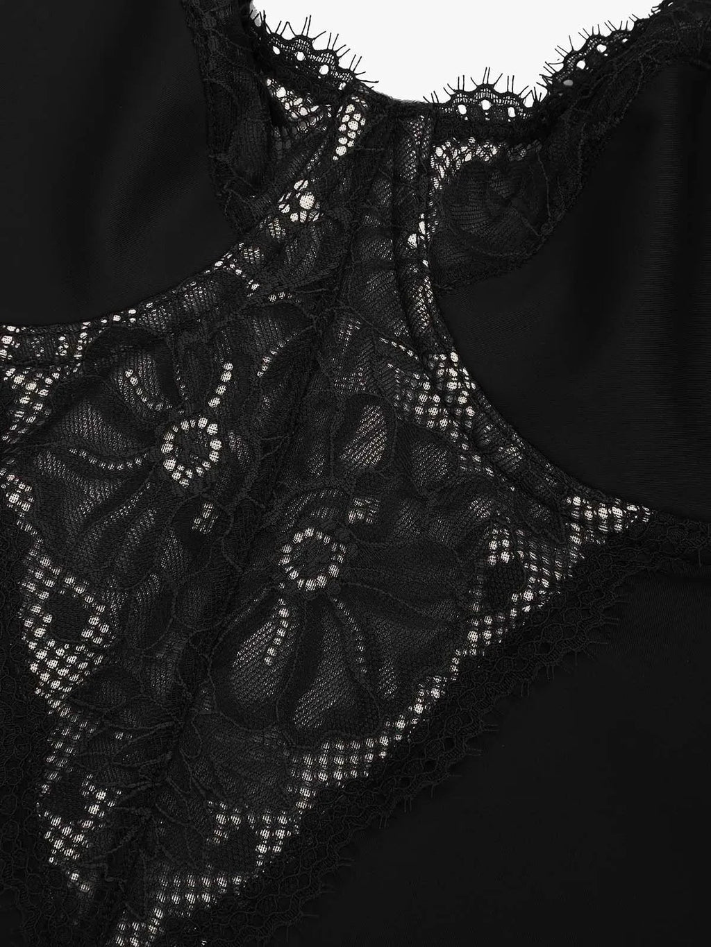 Shapewear Tummy Control Lace Inset Midi Dress