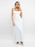 Shapewear Sleeveless Square Neck Houglass A-Line Maxi Dress